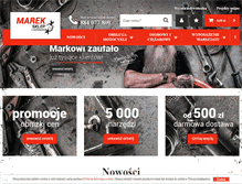 Tablet Screenshot of marek-sklep.com.pl